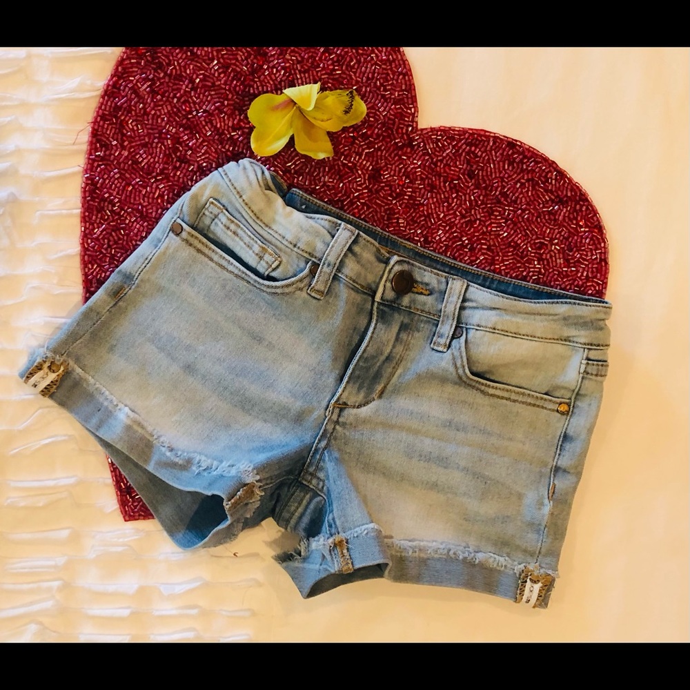 EUC Joe's denim shorts size 8 girl
